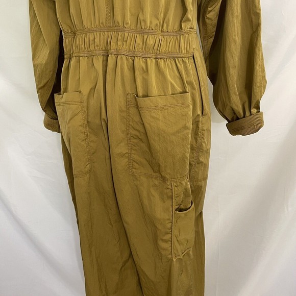 Free People FP Movement Ashani Brown Jumpsuit Atlas Mountain Athleisure XS - Picture 6 of 10